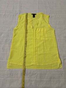 🆕H&amp;M Lemon Yellow Women Top