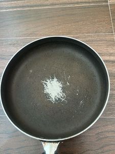 Used Red Non-stick Frying Pan