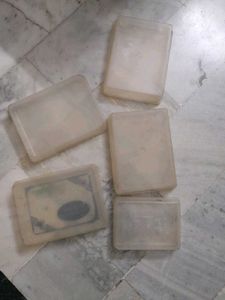High Grade Plastic Storage Boxes (Set of 5)
