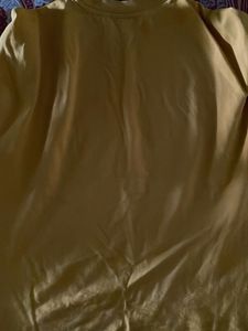 H&amp;M Oversized Fit Mustard Yellow T-Shirt S