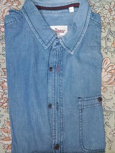 Men's Blue Denim Shirt
