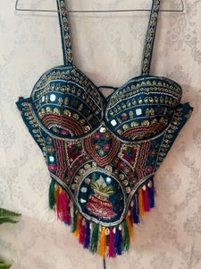 Navratri ethnic embroidery blouse