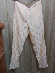 Golden Printed Women Pants For Kurtas