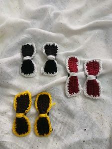 Handmade Crochet Hair Clips