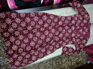 Cotton printed kurta set
