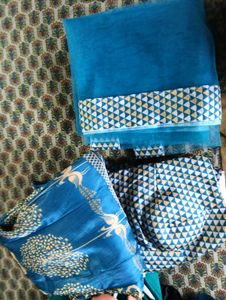 Beautiful Blue Lehenga Choli Set