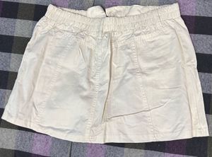 price dropped ‼️Ivory Cargo Mini Skirt