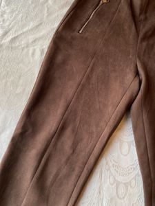 Vero Moda Brown Suede Pants