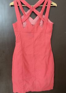 Coral Mini Dress