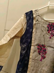designer kurti two layer with hand embroidery 🪡