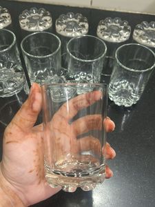 New- Set of 12 🥂 Clear Glass Tumblers