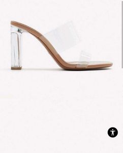 Zara Transparent High' Heel Sendel..