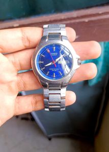 Casio Quartz Watch with Blue Dial