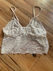 White Lace Cami Tank Top