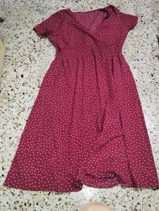 Charming Polka Dot Midi Dress