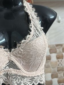 Elegant Blue Lace Bra 2 Br