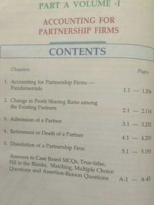 Accountancy Class XII Part A Vol I