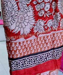 Maroon Floral Print Kurta