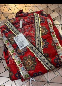 Elegant Red Ethnic Gown