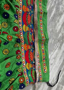 Vibrant Lehenga Choli Set with Mirror Work