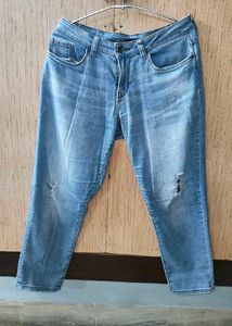 Light Wash Distressed Jeans