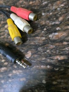 RCA to 3.5mm Audio Video Cable