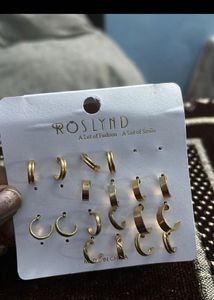Roslynd Gold Tone Hoop Earring 22 Sets