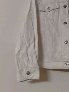 Classic White Denim Jacket
