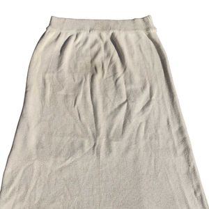 Solid Pleated Elegant Long Skirt for Women