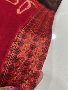 Black &amp; Red Bandhani dupatta 🧣