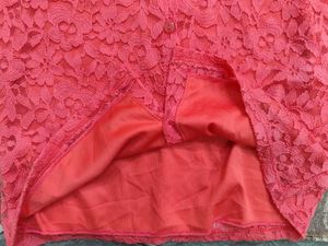 H&amp;M Chic Lace Coral Pink Top - XS/S
