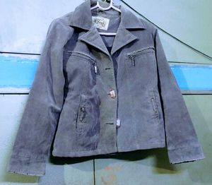 Grey Corduroy Jacket