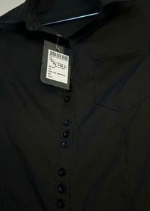 Classic Black Button-Down Shirt