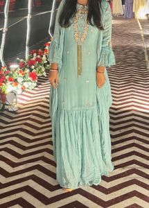 Elegant Blue Ethnic gown