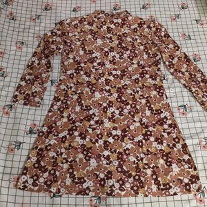 Floral Print Mini Dress