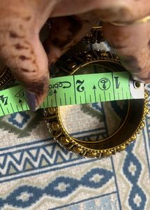 Golden Stone Bangle Set