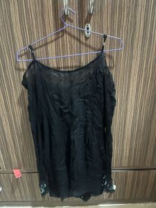Black Sequin Top