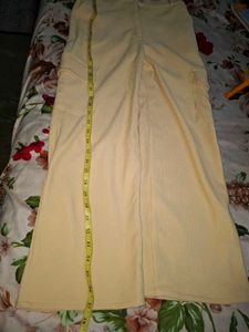 Cream Corduroy Cargo Pants