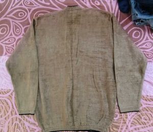 Men's V-Neck Textured Sweater