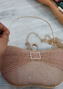 Copper Color Clutch