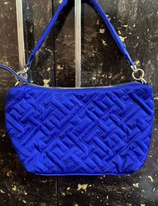 Royal Blue Quilted Shoulder Bag