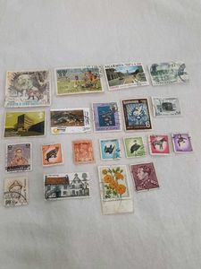 20 VINTAGE STAMPS