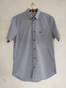 Men's Checked Button-Down Shirt