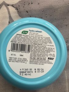 JOY Hydra Refresh Ultra-Light Gel
