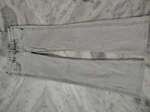 H&amp;M Light Grey Flare Jeans