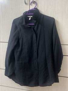 Classic Black Button-Up Shirt