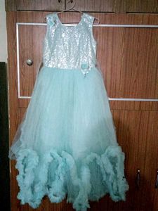 Sparkly Teal Party Dress