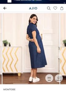Unused with tag Maternity Denim Dress