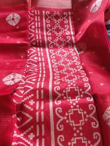 Elegant Red Nandani Saree