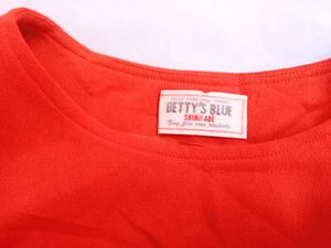 Vintage Orange Dress